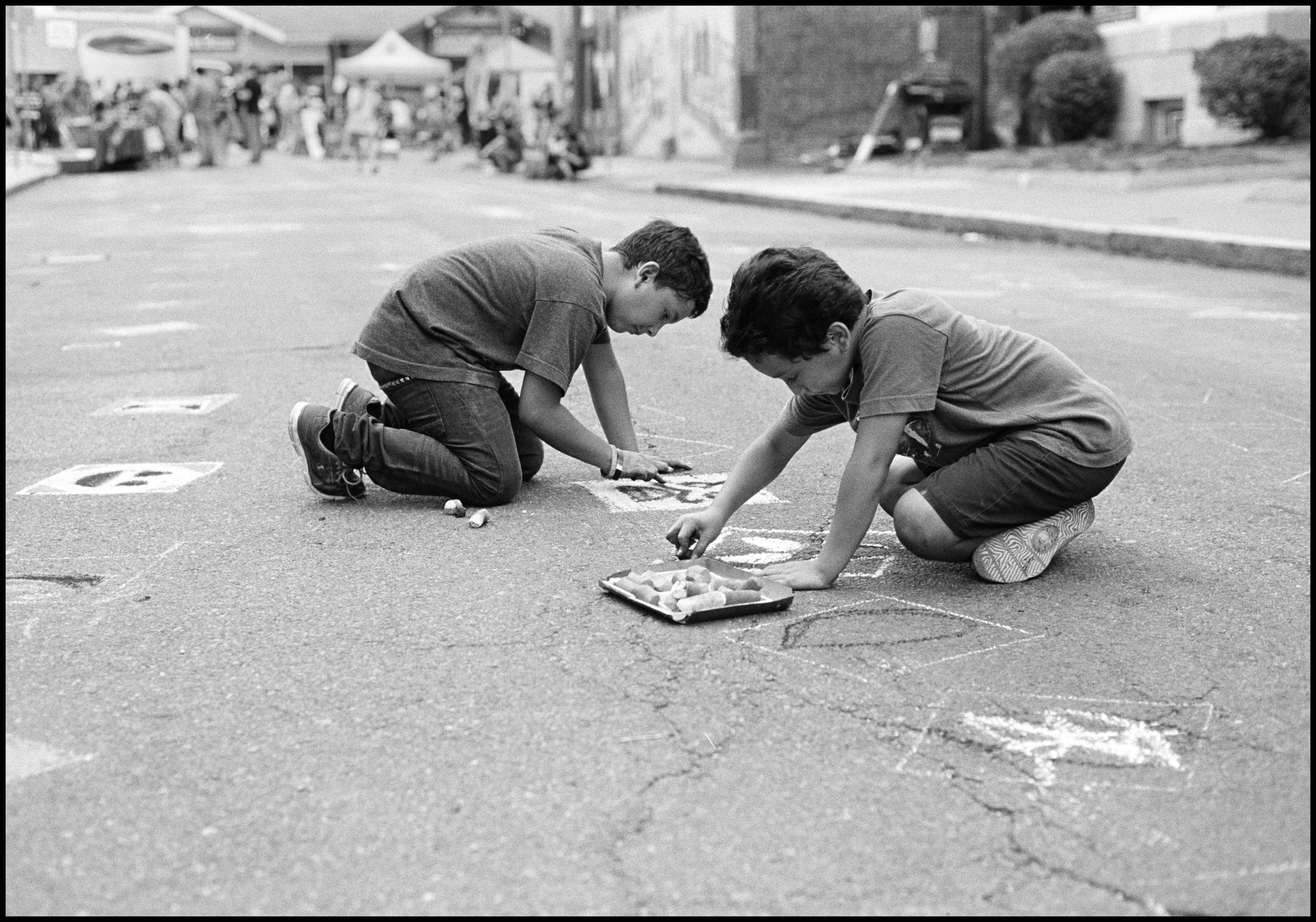 Drawing on Street
